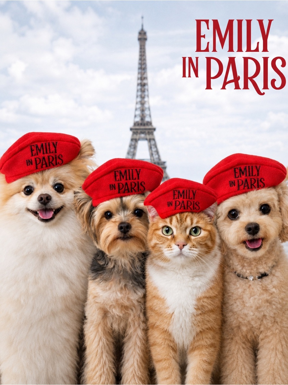 Emily in Paris Pet Beret - Official Netflix Promo